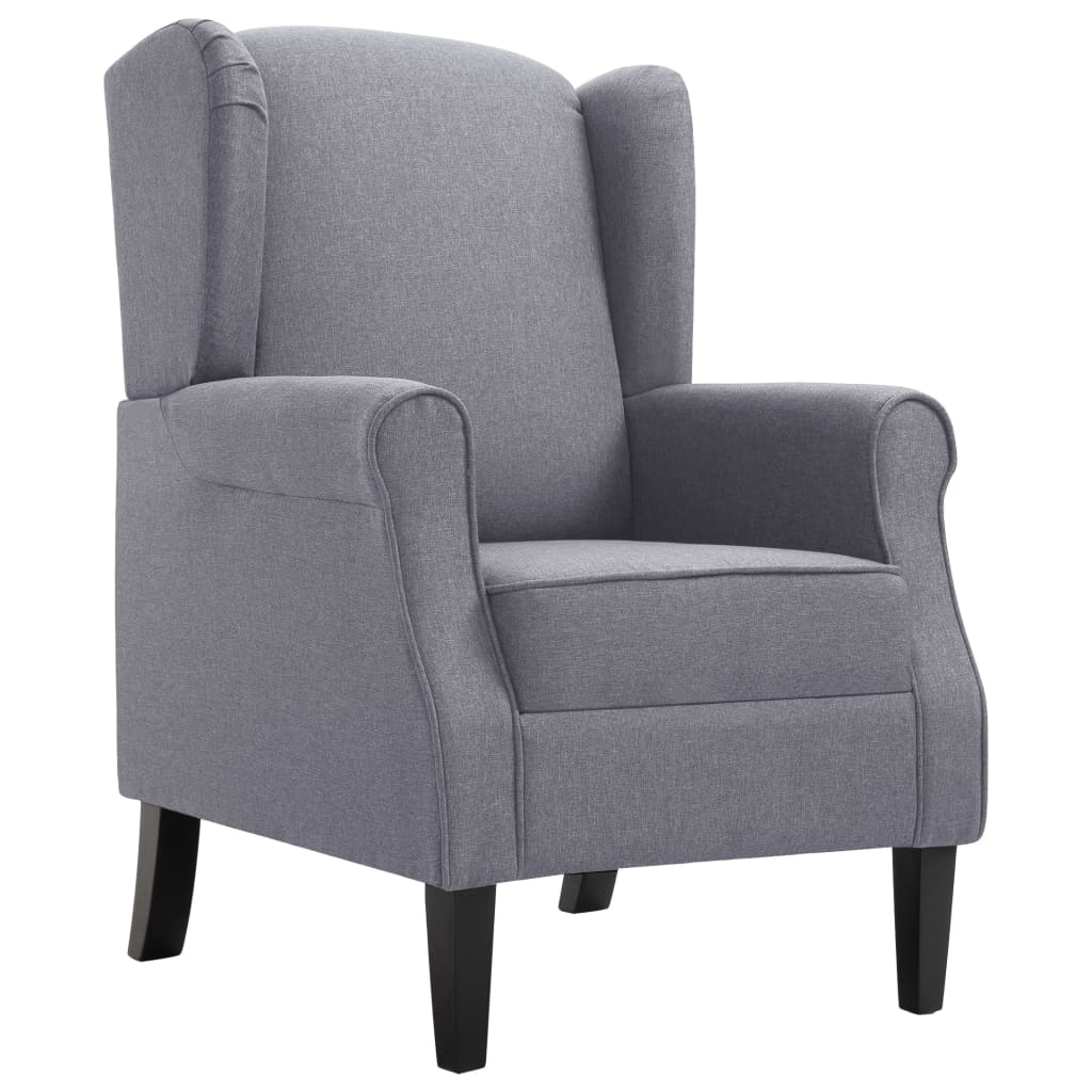 Fauteuil Roza - met kussen - donkergrijs