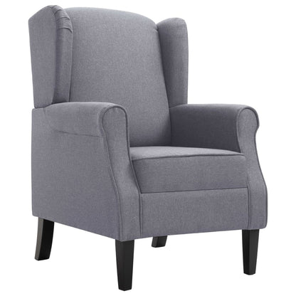 Fauteuil Roza - met kussen - donkergrijs