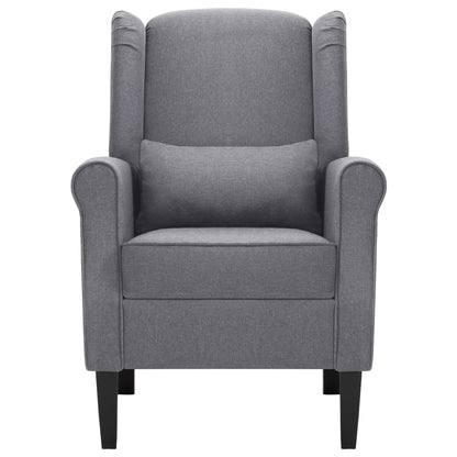 Fauteuil Roza - met kussen - donkergrijs