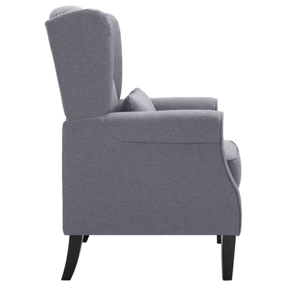 Fauteuil Roza - met kussen - donkergrijs