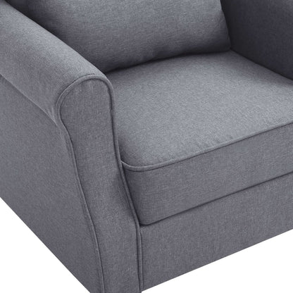 Fauteuil Roza - met kussen - donkergrijs