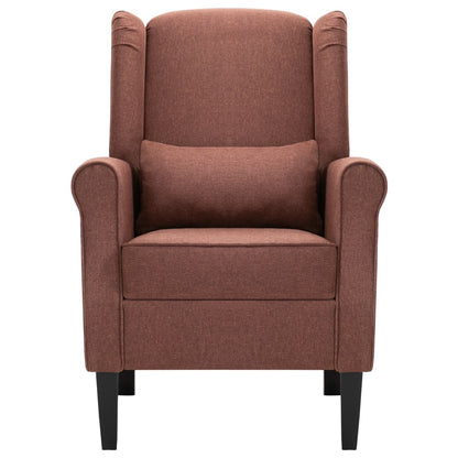Fauteuil Roza  - met kussen - bruin
