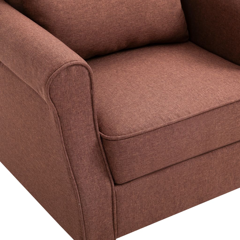 Fauteuil Roza  - met kussen - bruin