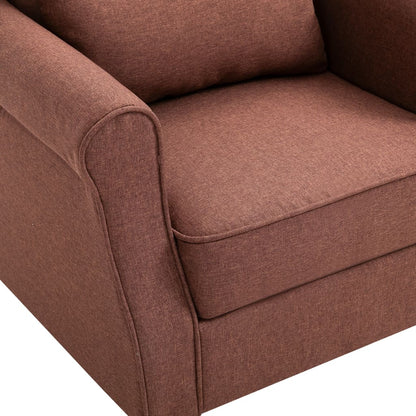 Fauteuil Roza  - met kussen - bruin