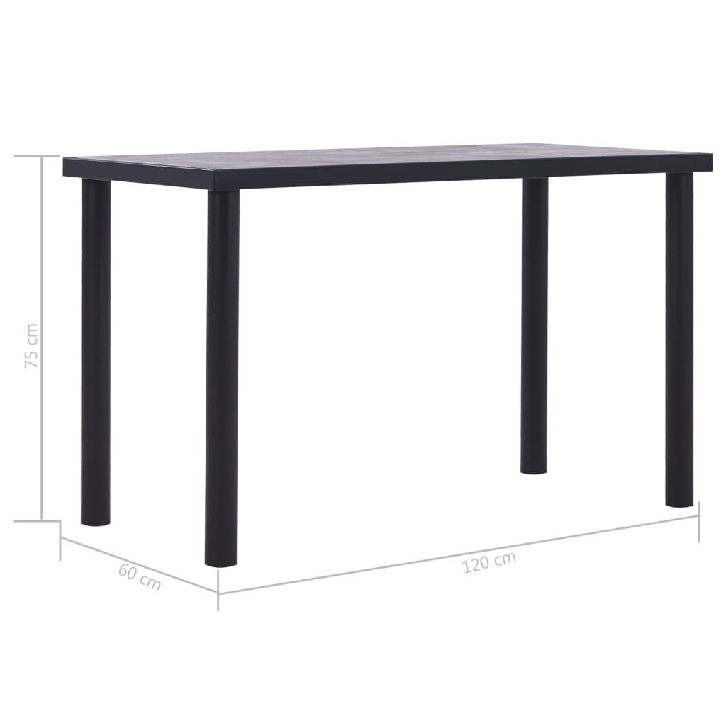 Eettafel Ruben - betongrijs
