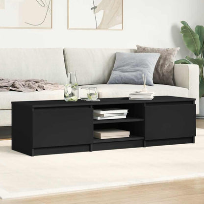 Tv-meubel Kyan - 140x40x35,5 cm - zwart