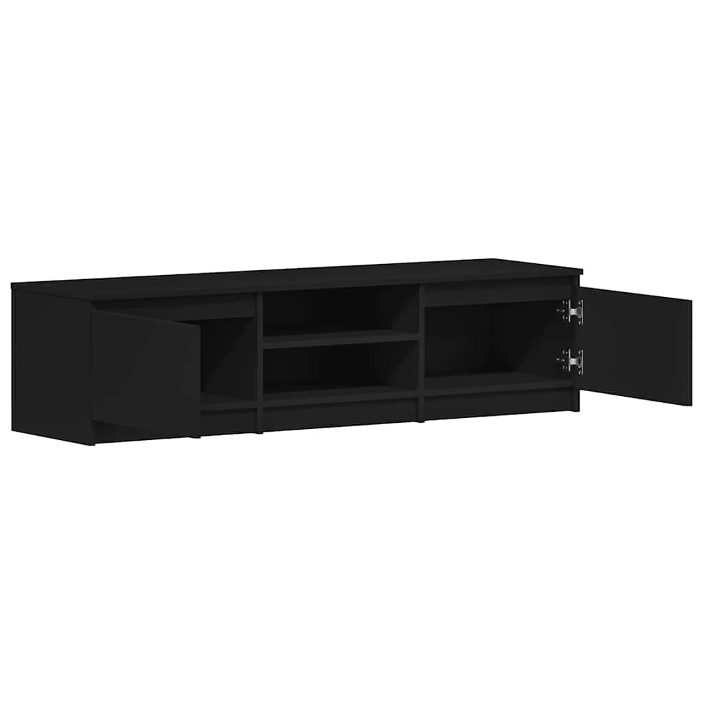 Tv-meubel Kyan - 140x40x35,5 cm - zwart