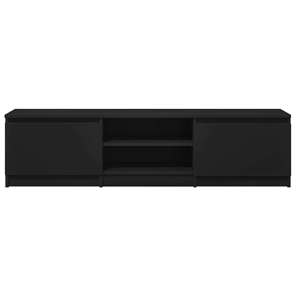 Tv-meubel Kyan - 140x40x35,5 cm - zwart