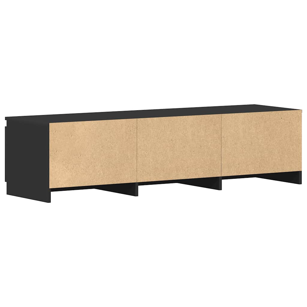 Tv-meubel Kyan - 140x40x35,5 cm - zwart