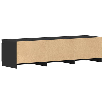 Tv-meubel Kyan - 140x40x35,5 cm - zwart