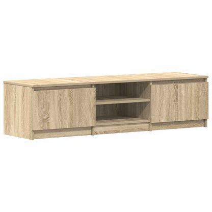 Tv-meubel Kyan - 140x40x35,5 cm - sonoma eiken