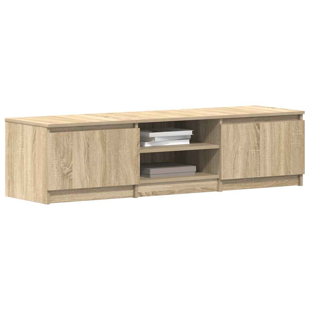 Tv-meubel Kyan - 140x40x35,5 cm - sonoma eiken