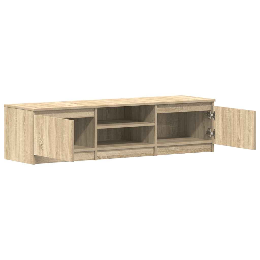 Tv-meubel Kyan - 140x40x35,5 cm - sonoma eiken