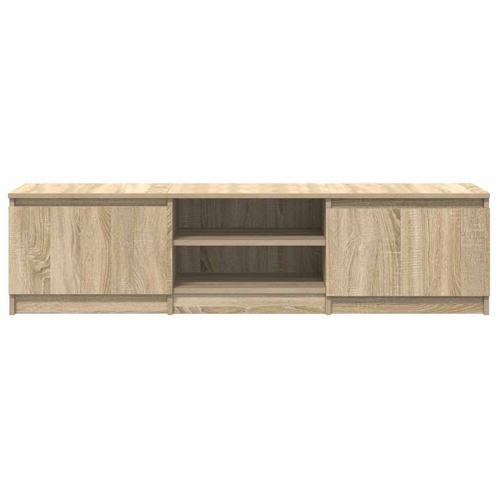 Tv-meubel Kyan - 140x40x35,5 cm - sonoma eiken