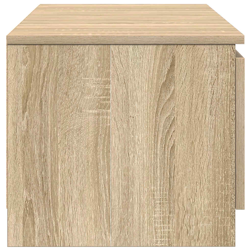 Tv-meubel Kyan - 140x40x35,5 cm - sonoma eiken