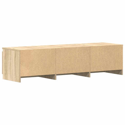 Tv-meubel Kyan - 140x40x35,5 cm - sonoma eiken