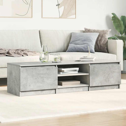 Tv-meubel Kyan - 140x40x35,5 cm - betongrijs