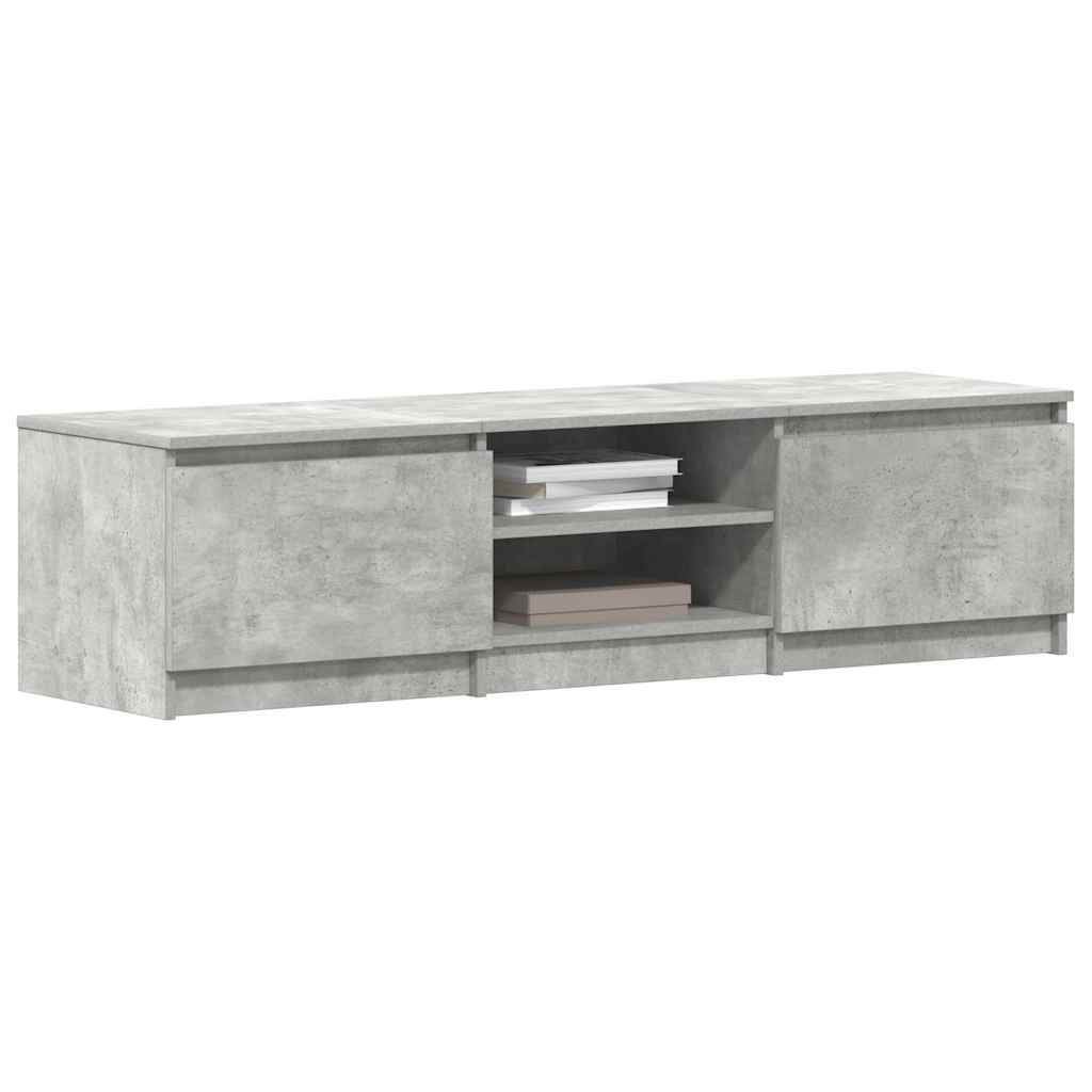Tv-meubel Kyan - 140x40x35,5 cm - betongrijs