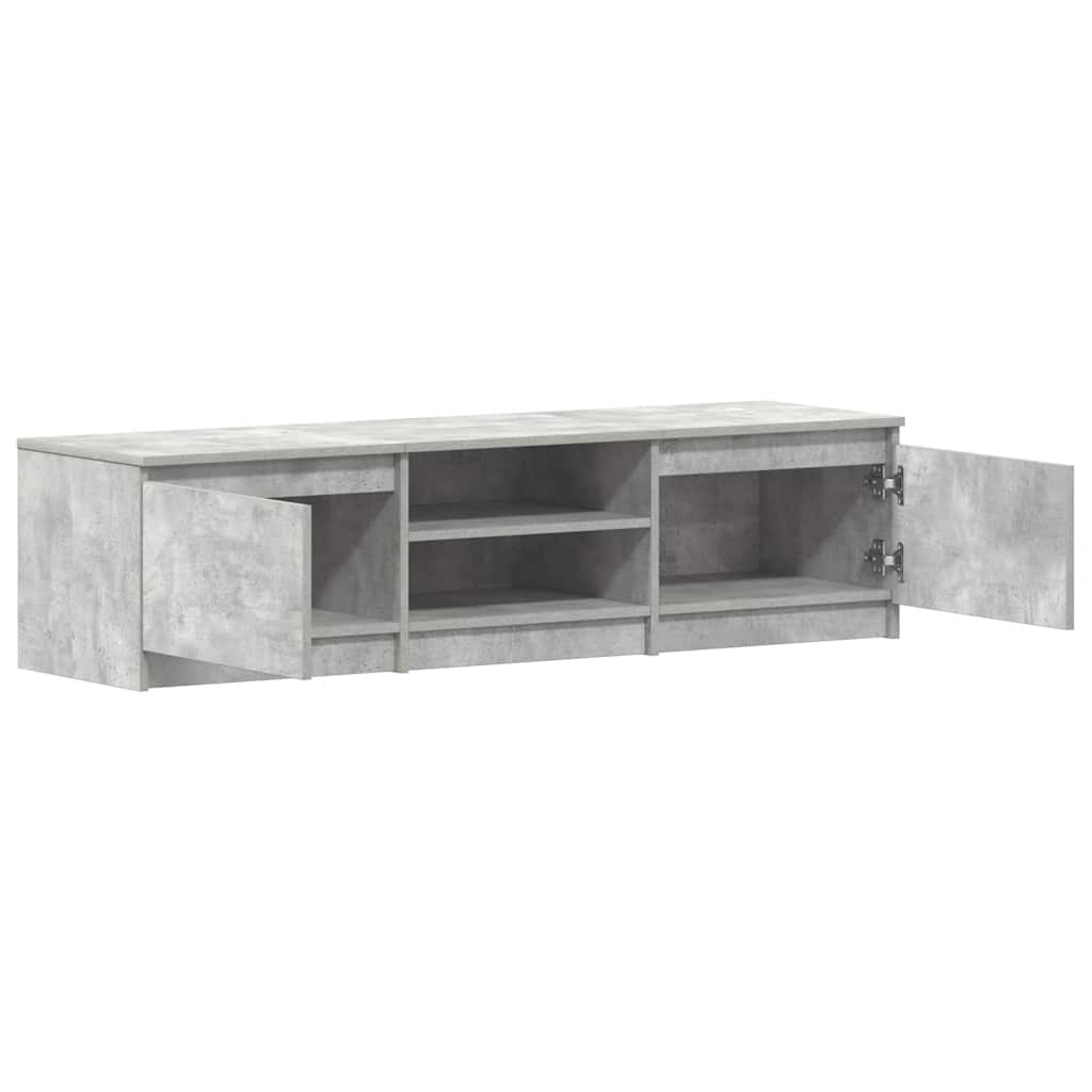 Tv-meubel Kyan - 140x40x35,5 cm - betongrijs