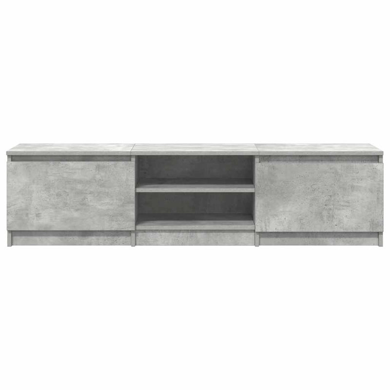 Tv-meubel Kyan - 140x40x35,5 cm - betongrijs