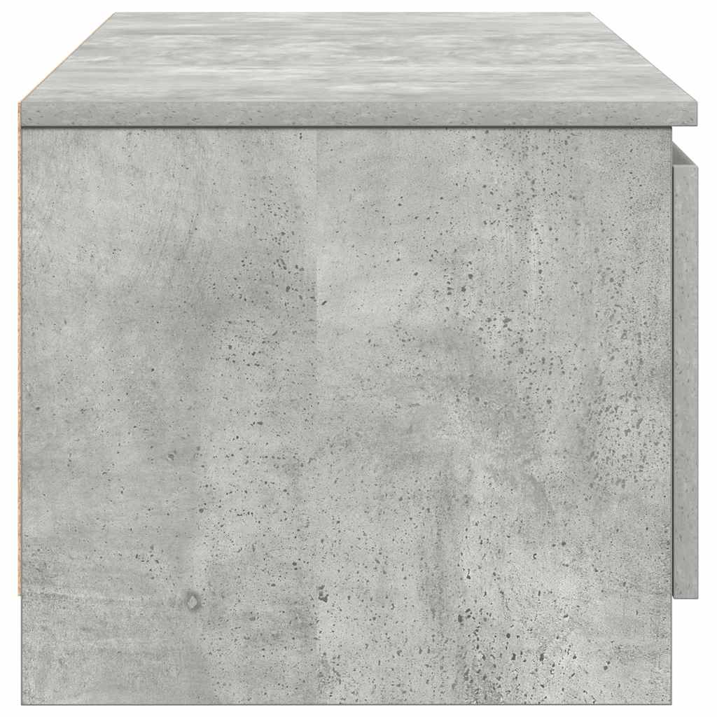 Tv-meubel Kyan - 140x40x35,5 cm - betongrijs