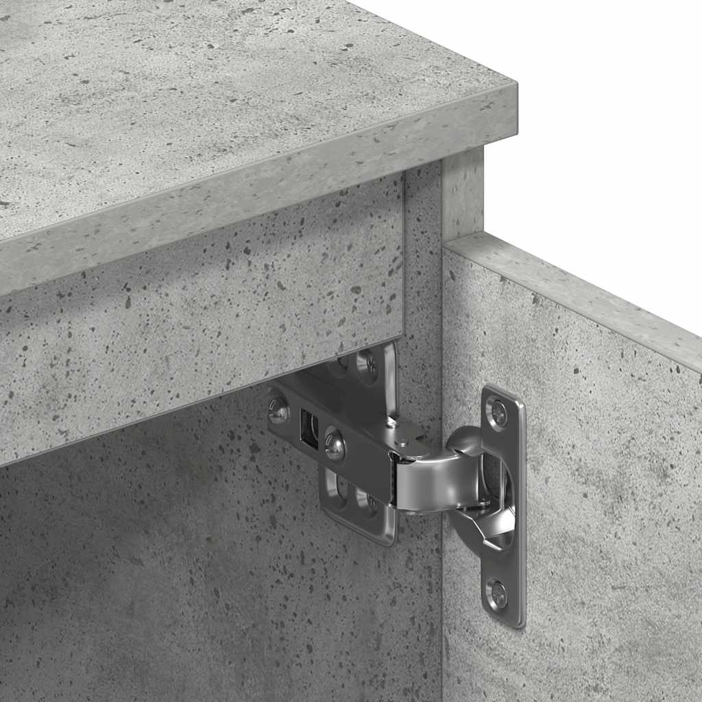 Tv-meubel Kyan - 140x40x35,5 cm - betongrijs
