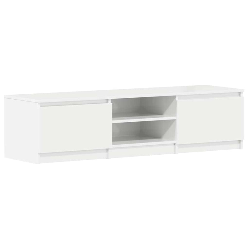 Tv-meubel Kyan - 140x40x35,5 cm - hoogglans wit – extra afbeelding