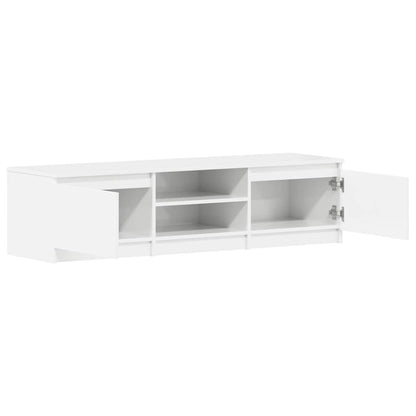 Tv-meubel Kyan - 140x40x35,5 cm - hoogglans wit