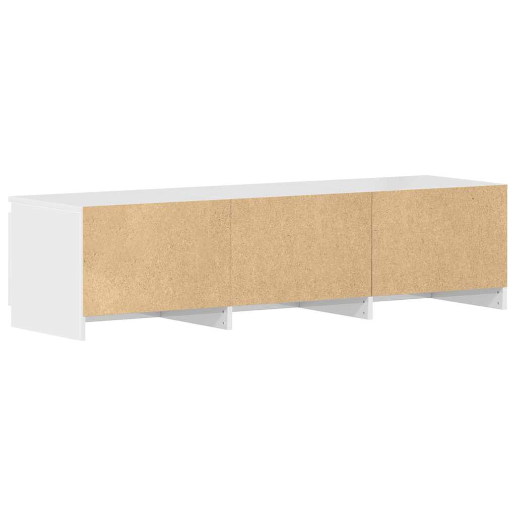 Tv-meubel Kyan - 140x40x35,5 cm - hoogglans wit