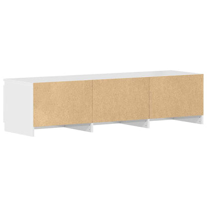 Tv-meubel Kyan - 140x40x35,5 cm - hoogglans wit