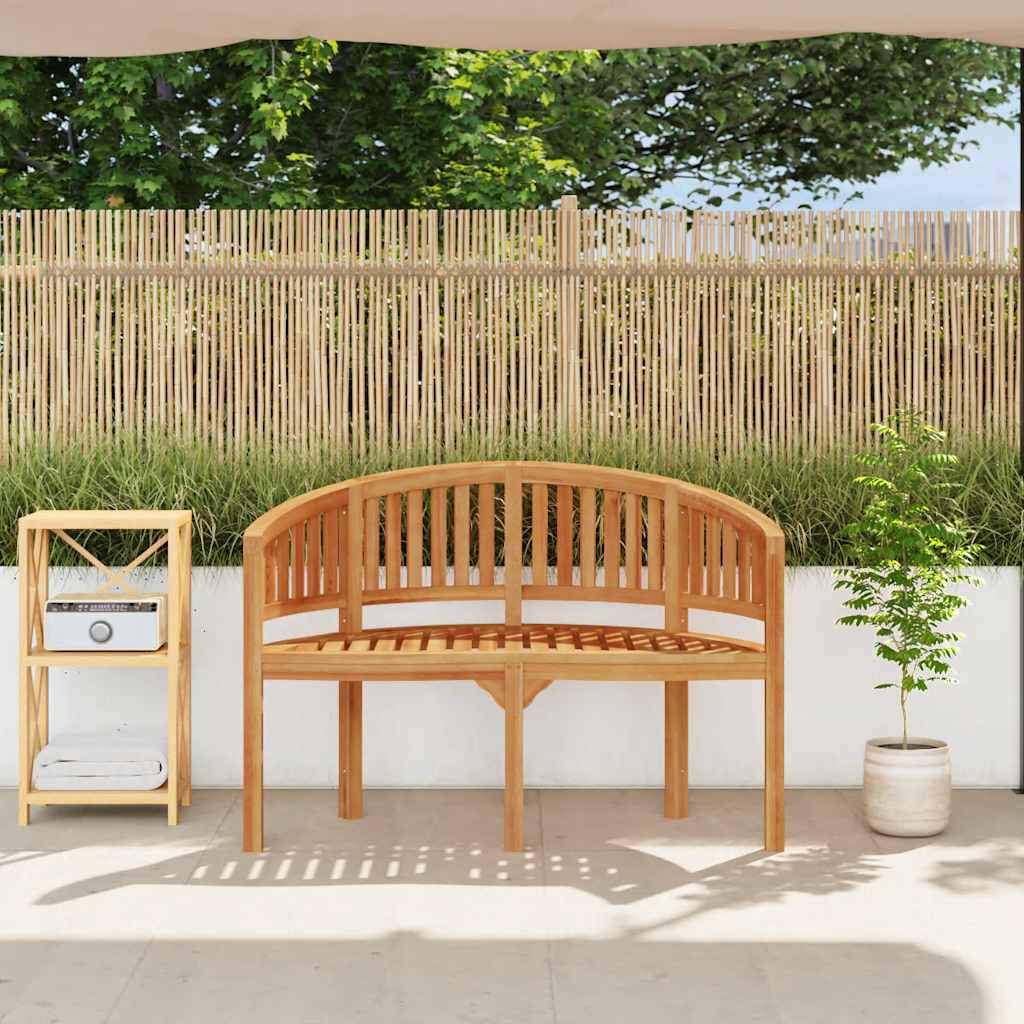 Tuinbank Fedde - massief teakhout - 120 cm
