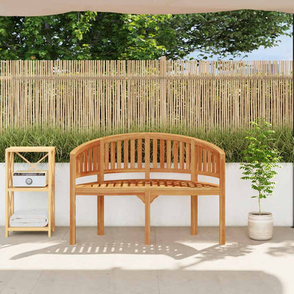 Tuinbank Fedde - massief teakhout - 120 cm