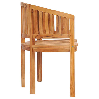 Tuinbank Fedde - massief teakhout - 120 cm
