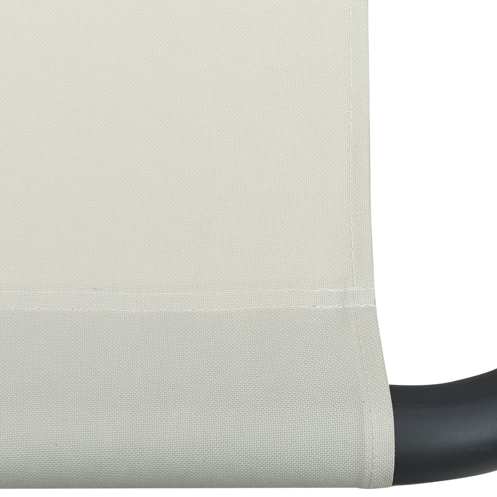 Ligbed Eline - 200 x 173 x 45 cm - crème