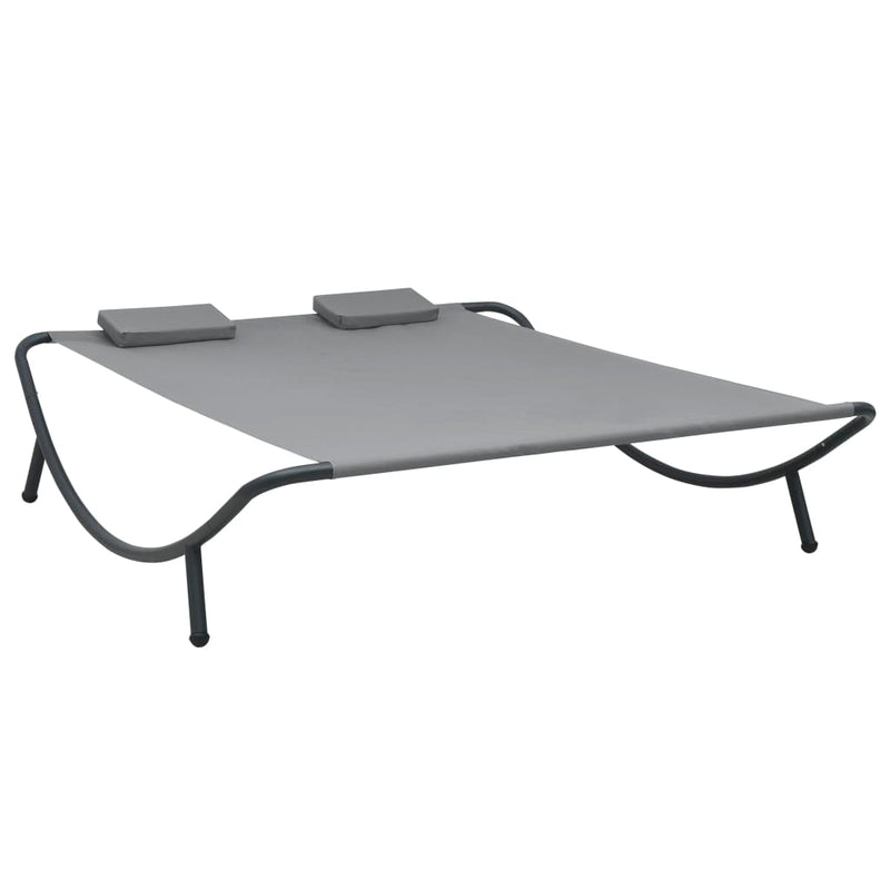 Ligbed Eline - 200x173x45 cm - antraciet – extra afbeelding
