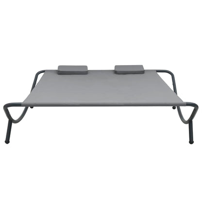Ligbed Eline - 200x173x45 cm - antraciet