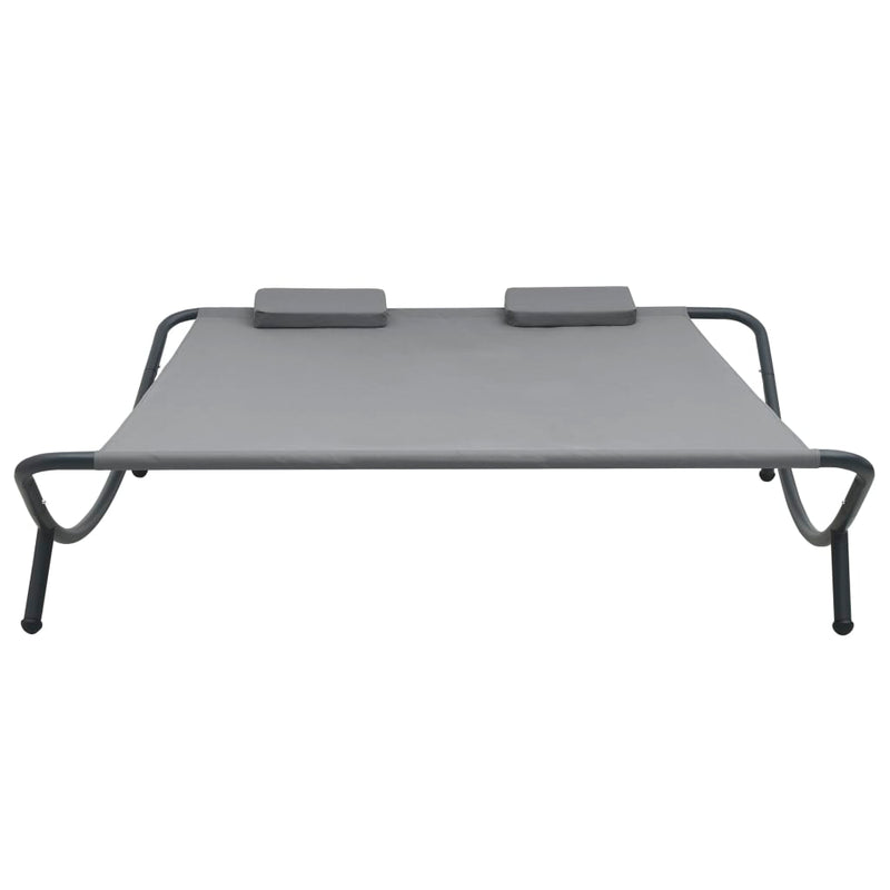 Ligbed Eline - 200x173x45 cm - antraciet