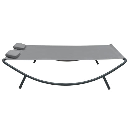 Ligbed Eline - 200x173x45 cm - antraciet
