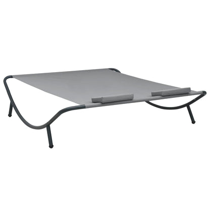 Ligbed Eline - 200x173x45 cm - antraciet