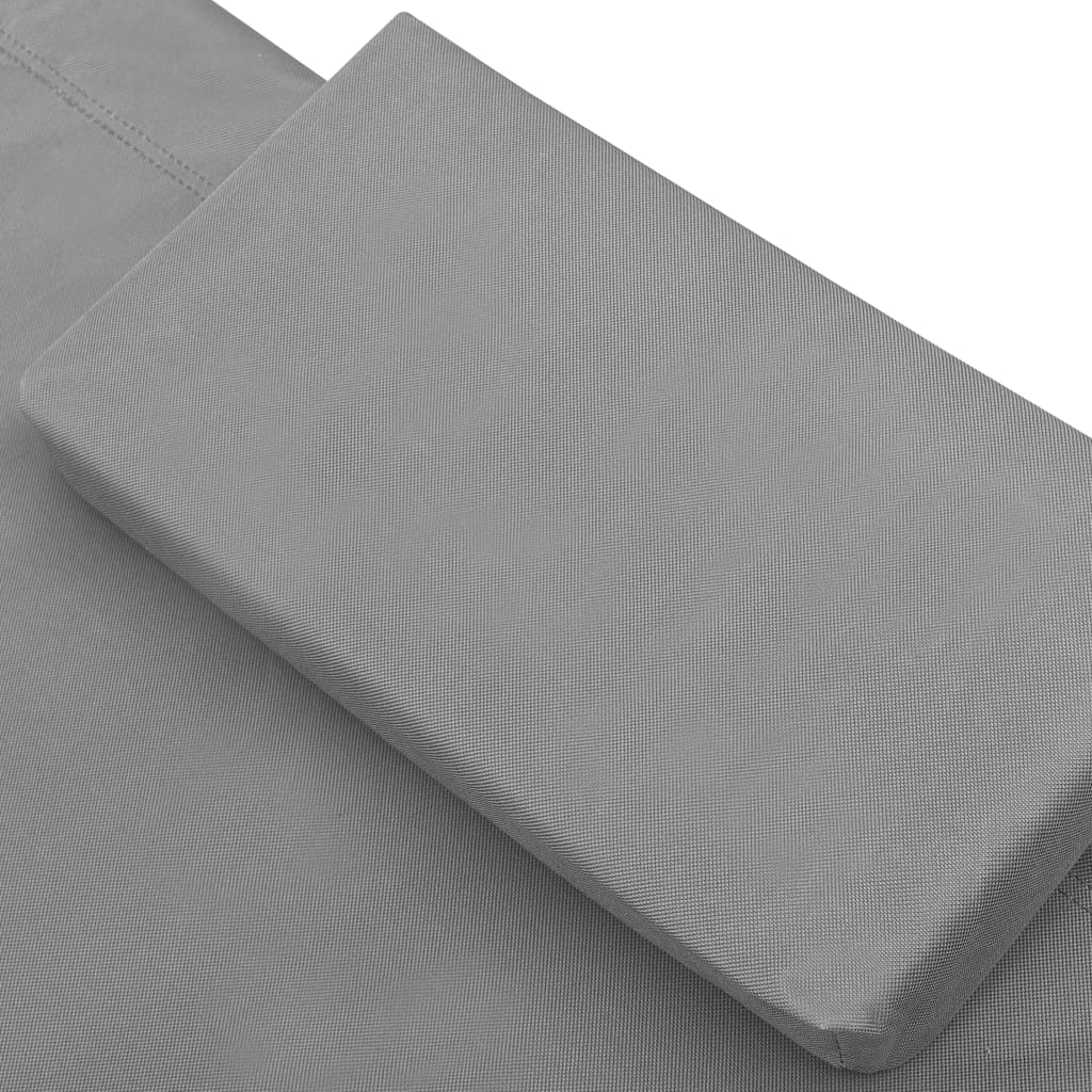 Ligbed Eline - 200x173x45 cm - antraciet