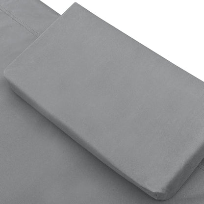 Ligbed Eline - 200x173x45 cm - antraciet