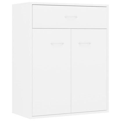 Dressoir Laurent - bewerkt hout - wit