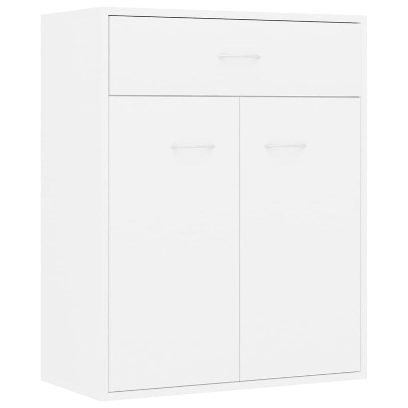 Dressoir Laurent - bewerkt hout - wit – extra afbeelding