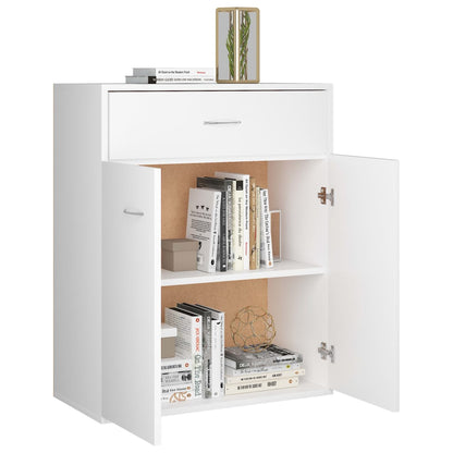 Dressoir Laurent - bewerkt hout - wit