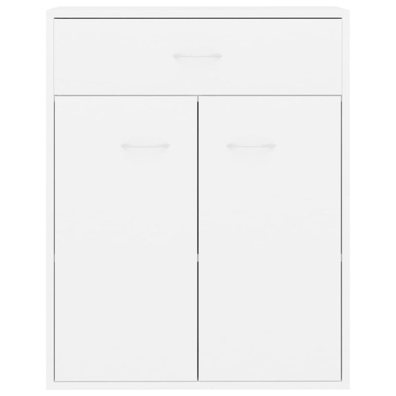 Dressoir Laurent - bewerkt hout - wit