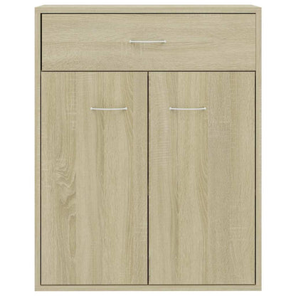 Dressoir Laurent - bewerkt hout - sonoma eiken