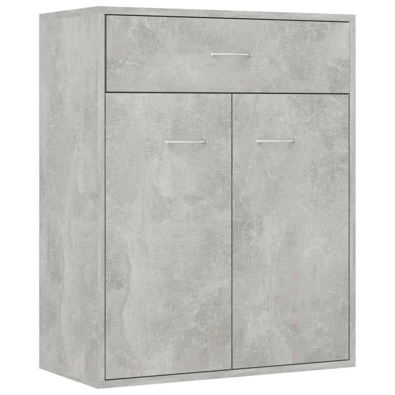 Dressoir Laurent - bewerkt hout - betongrijs – extra afbeelding
