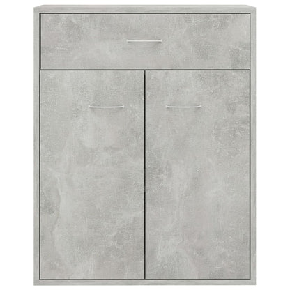 Dressoir Laurent - bewerkt hout - betongrijs