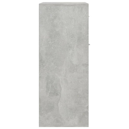 Dressoir Laurent - bewerkt hout - betongrijs