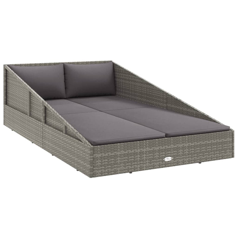 Ligbed Lenn - 110x200 cm - grijs – extra afbeelding
